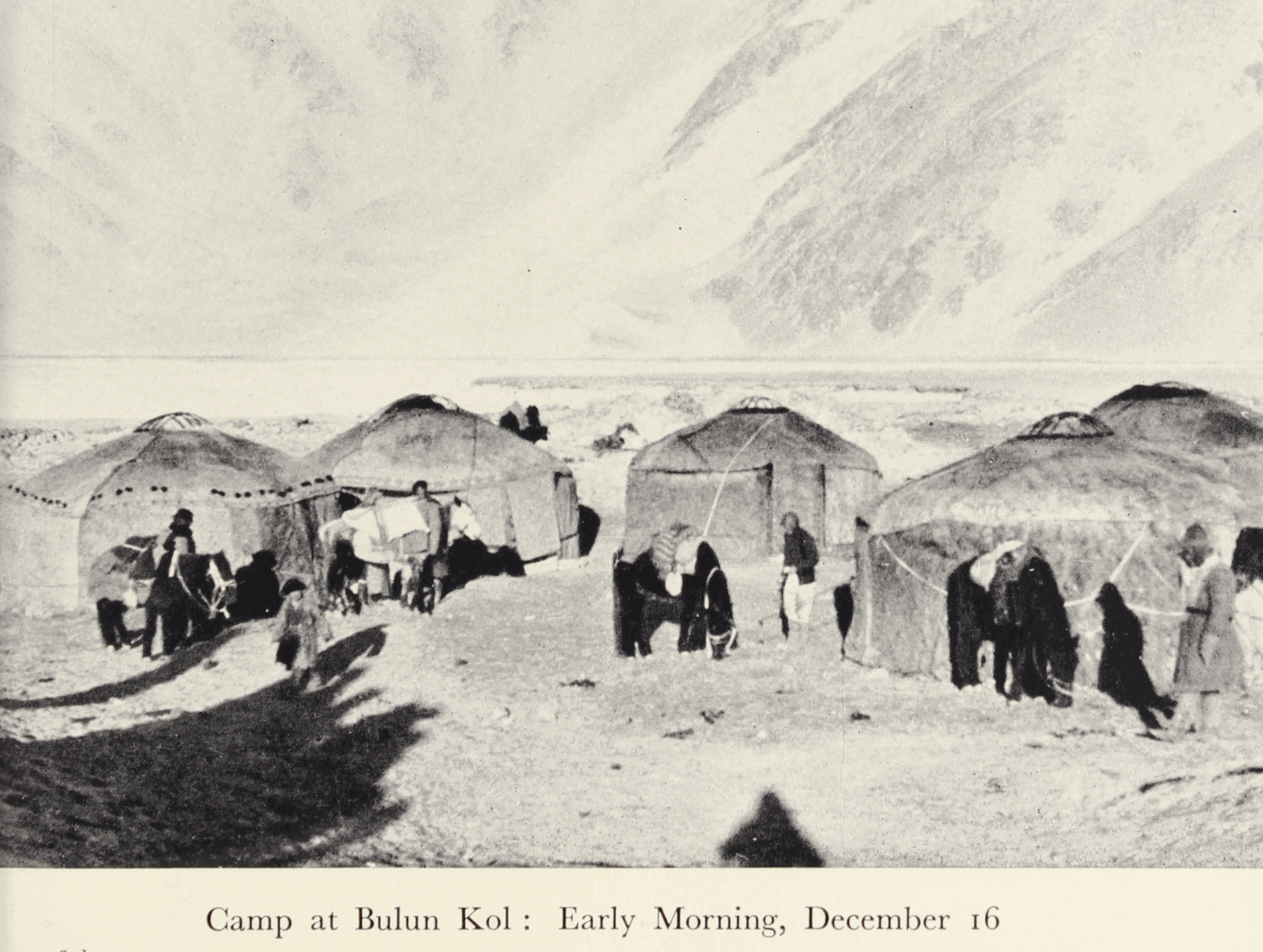 Camp At Bulun Kol