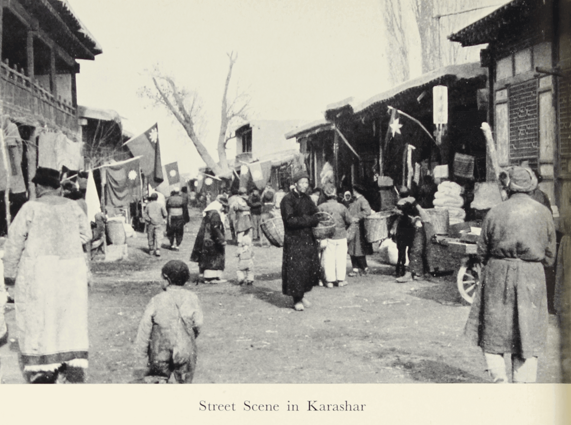 Street Scene In Karashar 1